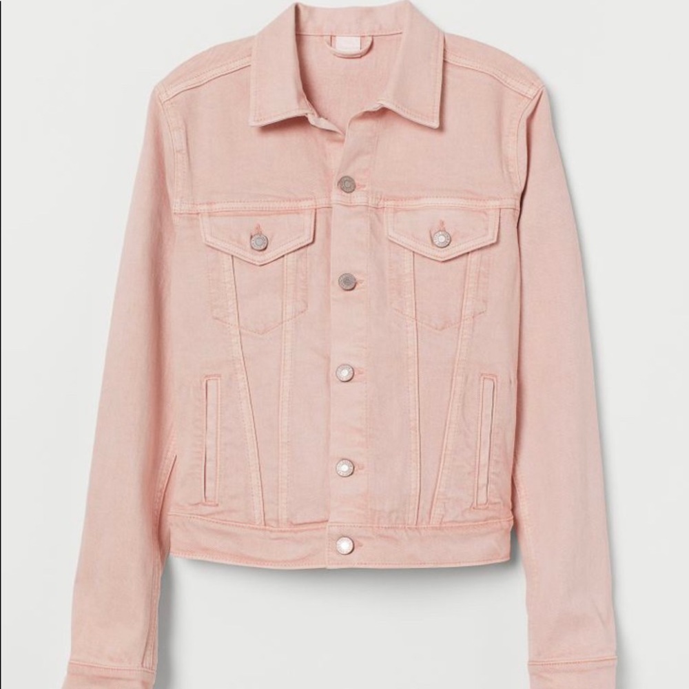 Blush Denim Jacket